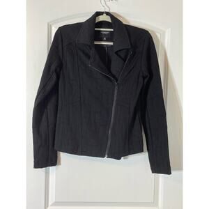 Liverpool Jacket XS Black Jacquard Moto Style Biker Core Whimsygoth